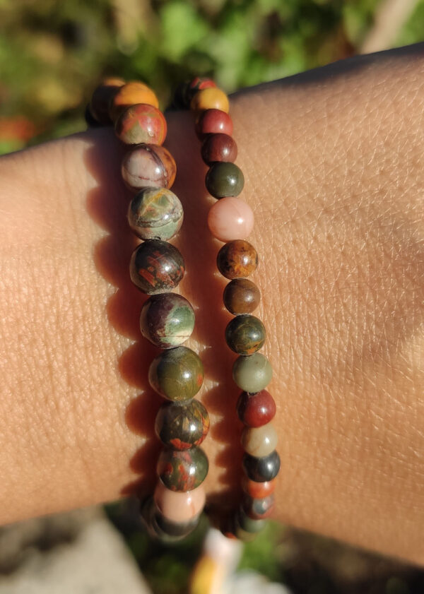 Bracelet en Jaspe Polychrome – Image 2