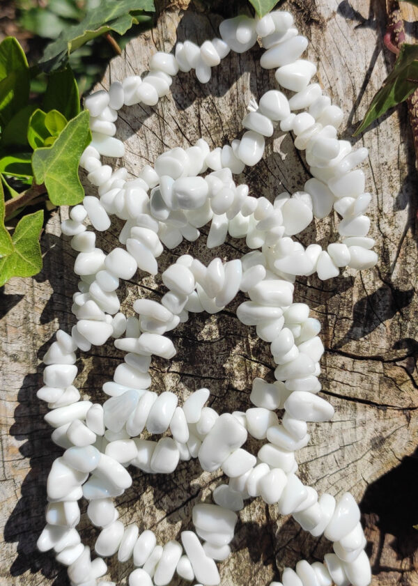 Bracelet Baroque Jade blanc