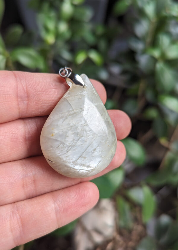 Pendentif Pierre de Lune beige B – Image 2