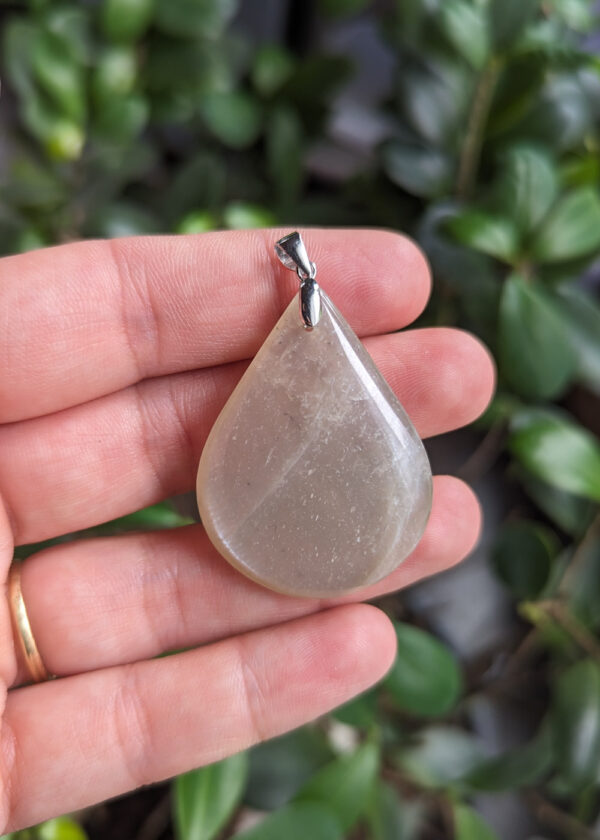 Pendentif Pierre Lune beige A – Image 5