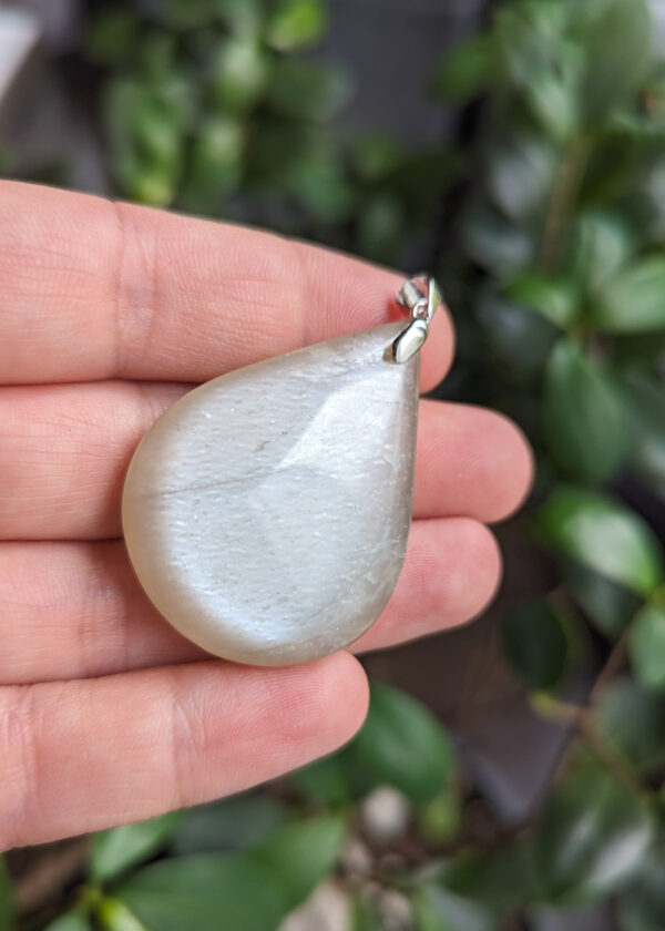 Pendentif Pierre Lune beige A – Image 4