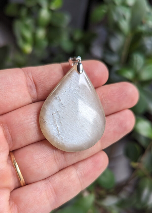 Pendentif Pierre Lune beige A – Image 2