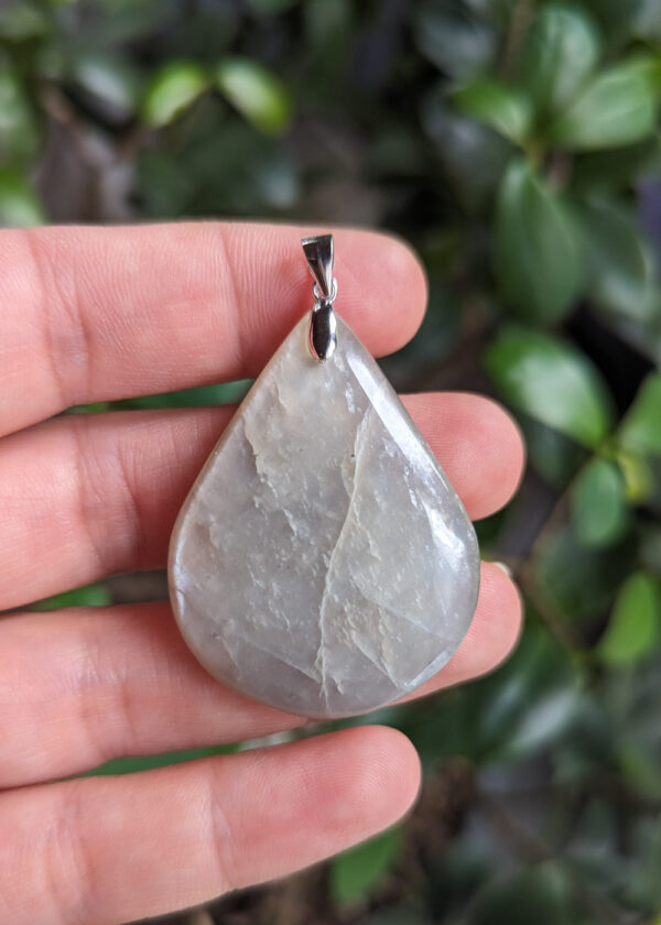 Pendentif Pierre Lune beige C – Image 5
