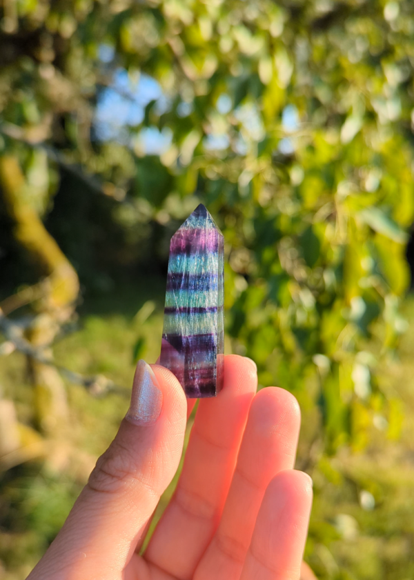 Pointe en fluorite - C