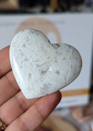 Coeur en Agate snow
