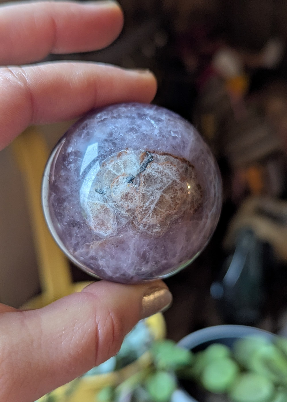 Sphère Améthyste agate
