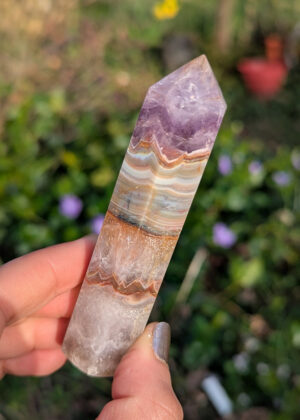 Pointe Agate améthyste A