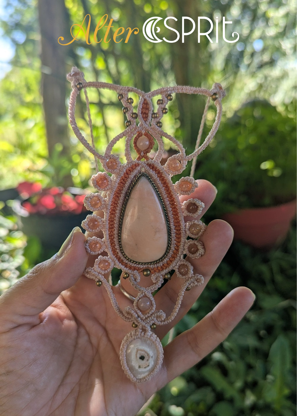 Collier Amazonite pêche