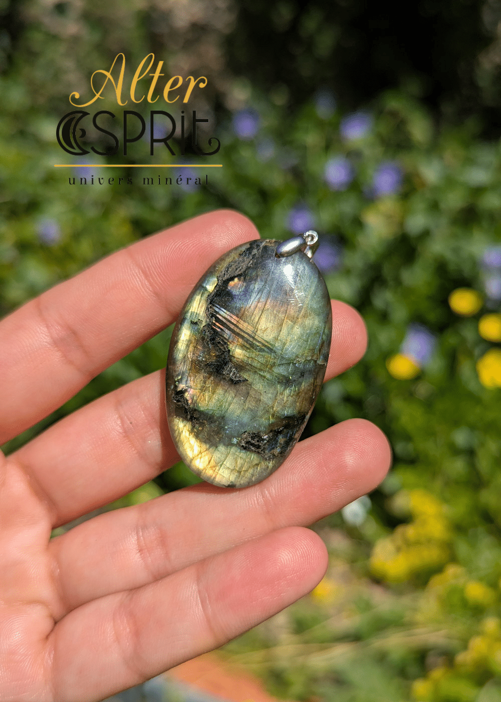 Pendentif Labradorite L1