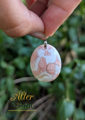 Pendentif Agate candy cotton