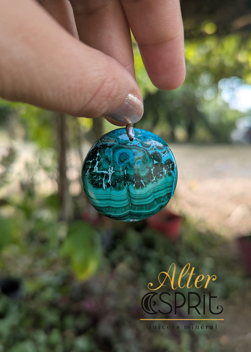 Pendentif Malachite n°3 – Image 2