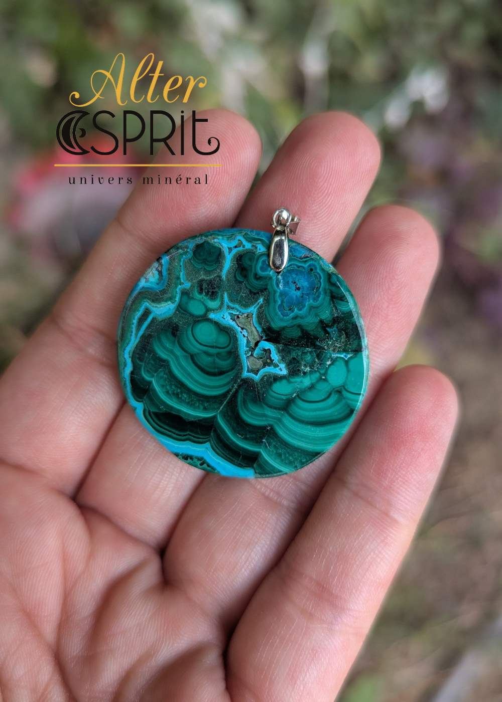 Pendentif Malachite n°3 – Image 3