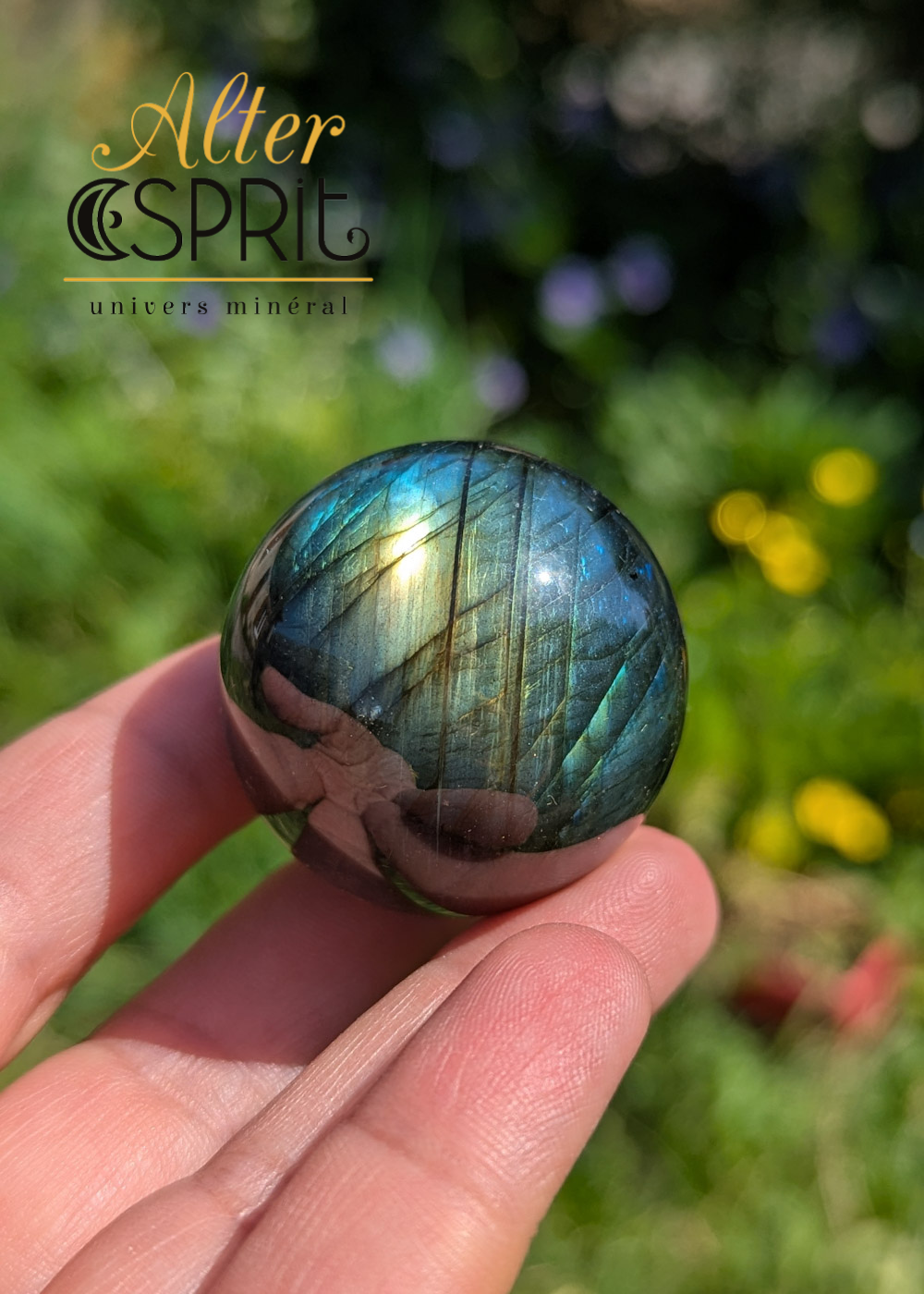 Sphère Labradorite S4 – Image 3