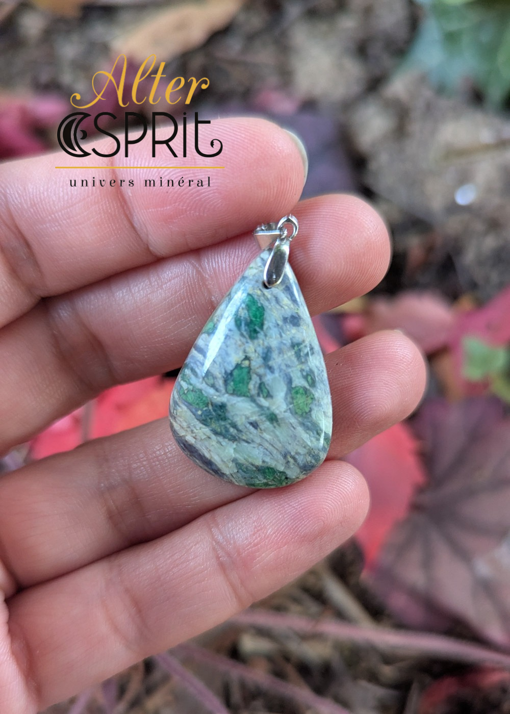 Pendentif Smaragdite Corse A – Image 2